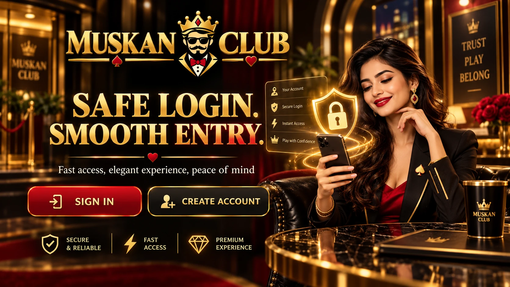 Muskan Club Safe Login & Smooth Entry