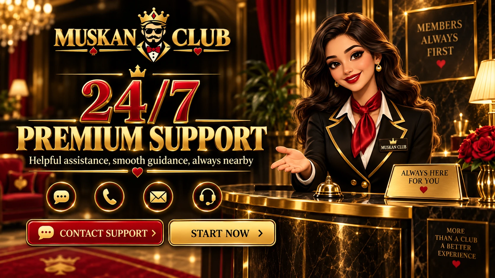 Muskan Club Premium Support Guide